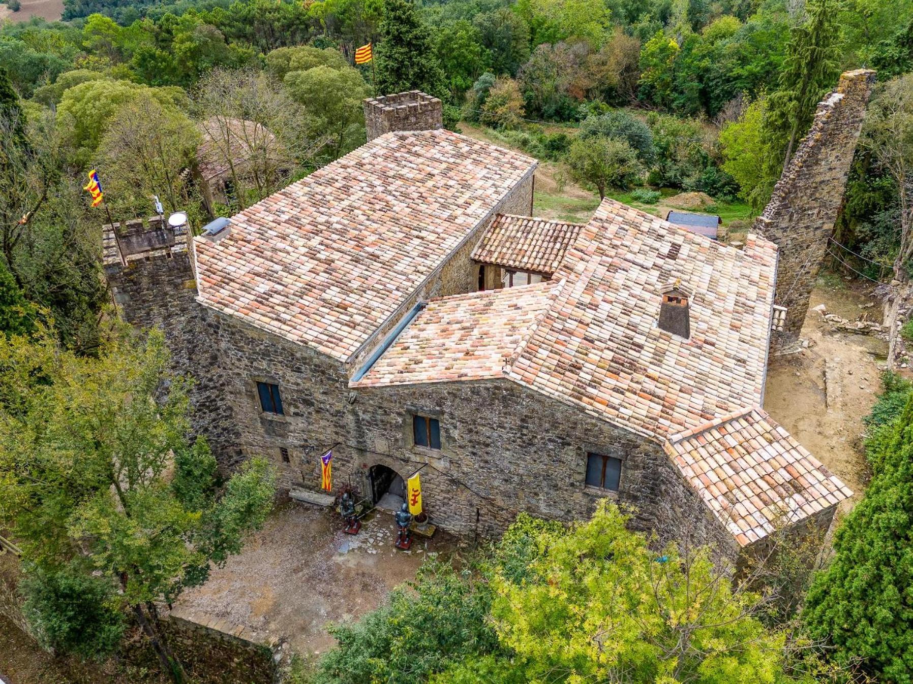 Villa Castell In Girona Sant Miquel de Campmajor Exterior foto